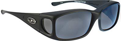 Fitovers Eyewear Sunglasses - Razor / Frame: Midnight Oil Lens: Polarvue Grey