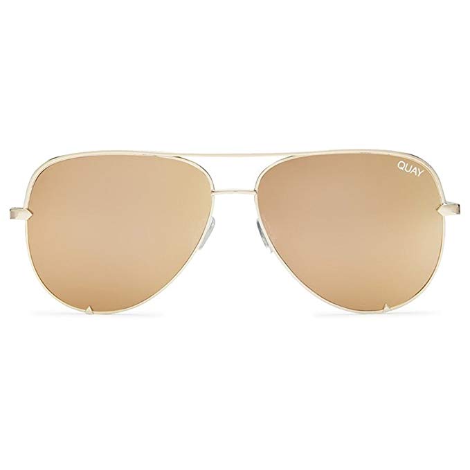 Quay High Key MINI Sunglasses | Aviator Frames | UV Protection