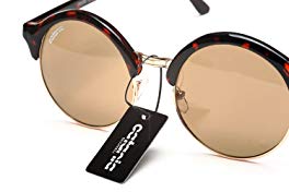 Catania Occhiali Sunglasses - New Season Collection - Mens / Womens Sunglasses - Semi Rimless Vintage Round Model